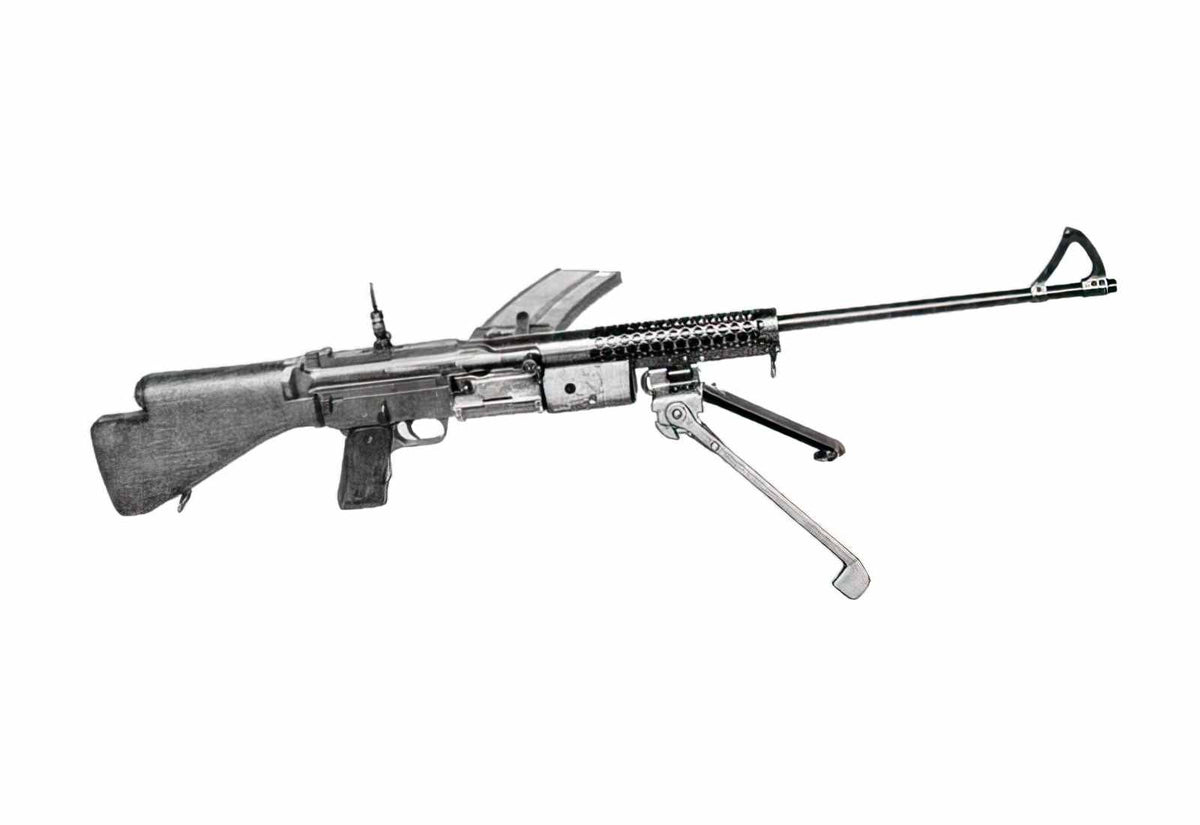 Johnson Light Machine Gun A4 Photo Print