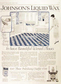 Johnsons Liquid Wax 1 Vintage Retro Advert Ads A4 Photo Print