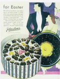 Johnston Chocolates Tin Vintage Retro Advert Ads A4 Photo Print