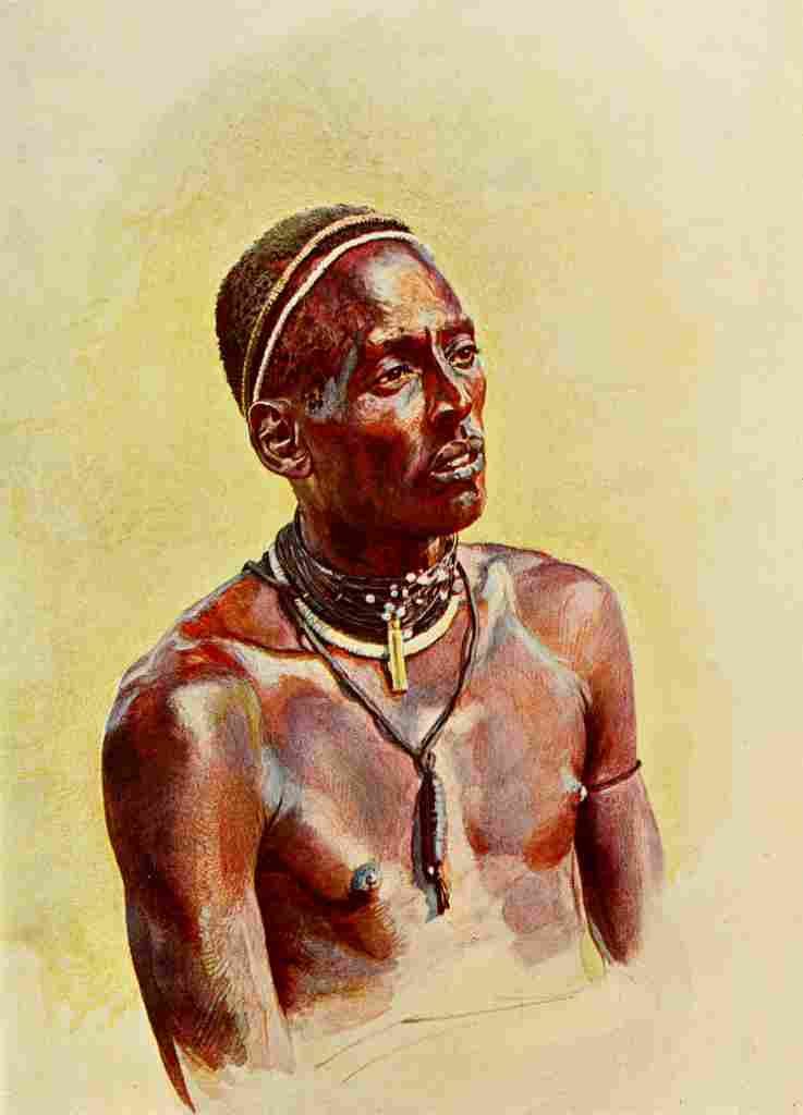 Johnston Sir Harry 1902 A Muhima of Mpororo A4 Photo Print