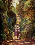 Johnston Sir Harry 1902 Causeway through a swampy forest Uganda A4 Photo Print
