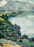 Johnston Sir Harry 1902 Crater lake Ankole A4 Photo Print