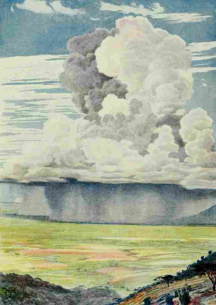 Johnston Sir Harry 1902 View north from Elgon towards Karamojo A4 Photo Print