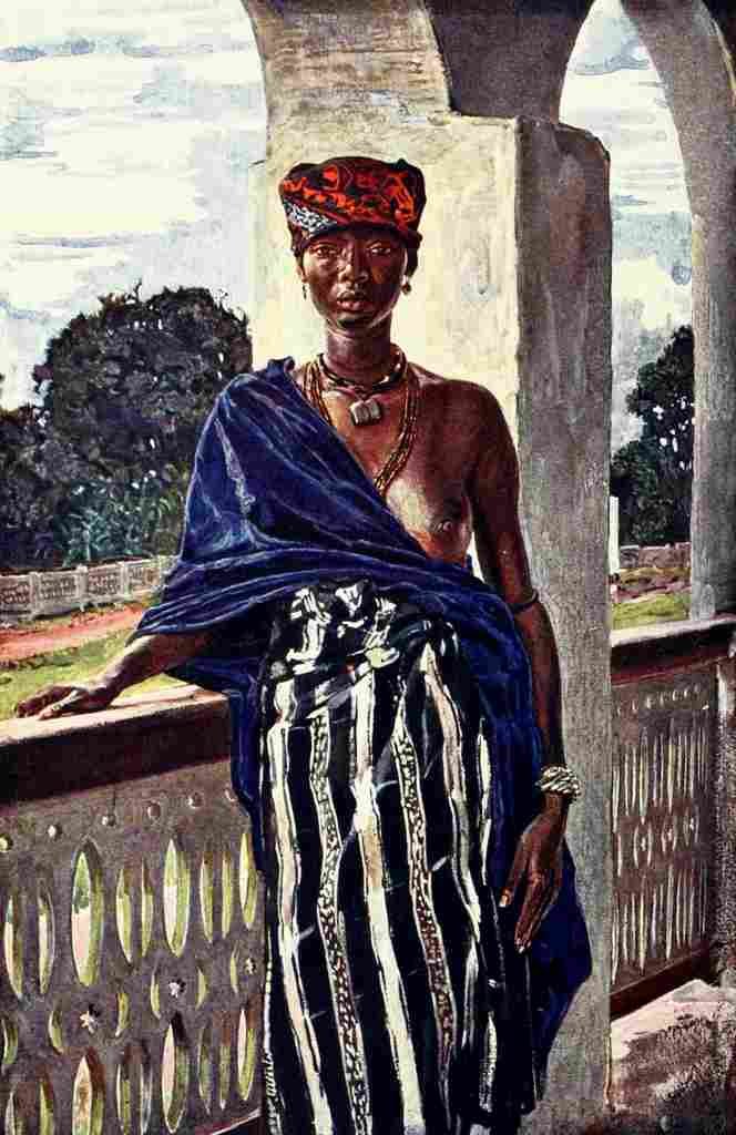 Johnston Sir Harry 1906 Mandingo woman A4 Photo Print