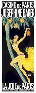 Joie Paris Baker Vintage Retro Advert Ads A4 Photo Print