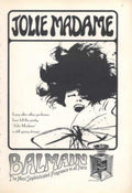 Jolie Madame Balmain 1 Vintage Retro Advert Ads A4 Photo Print