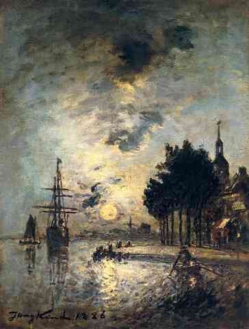 Jongkind Johan Barthold Clair De Lune A4 Photo Print
