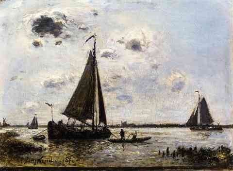 Jongkind Johan Berthold Near Dordrecht A4 Photo Print