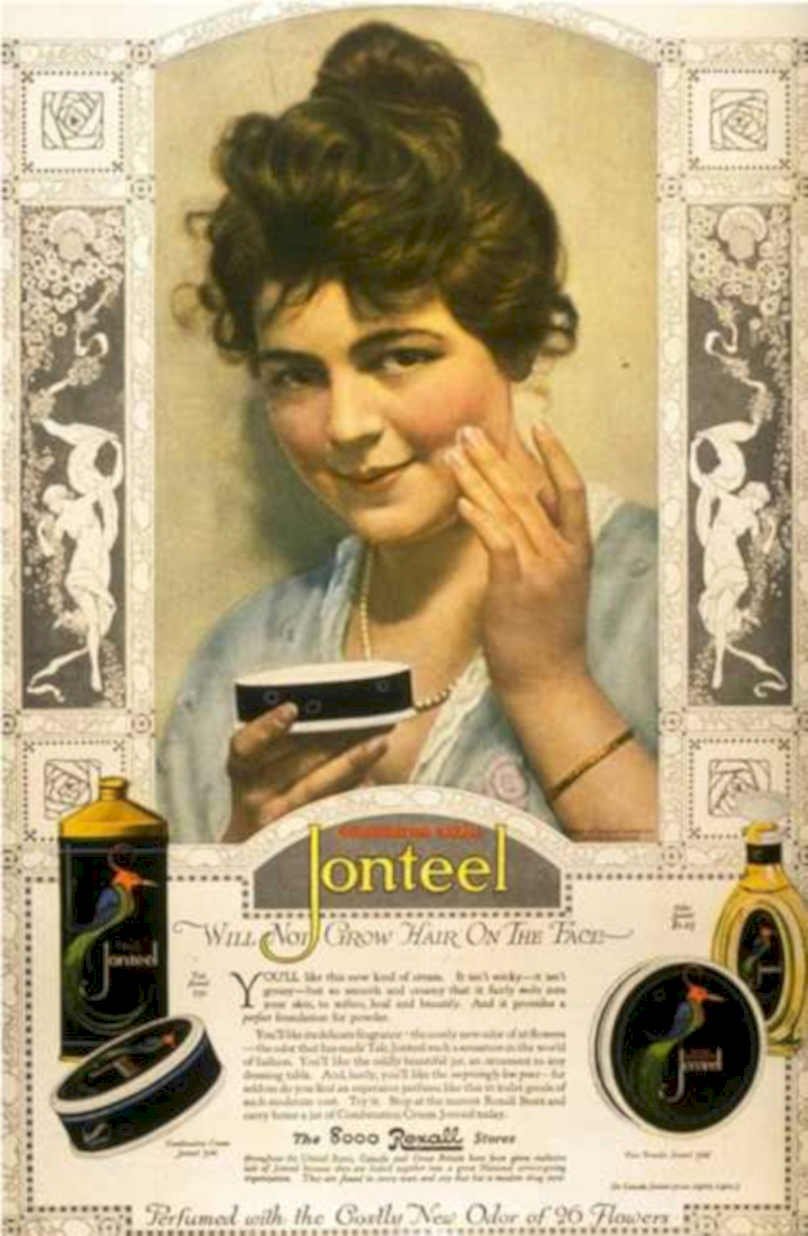 Jonteel Perfume Bottles Vintage Retro Advert Ads A4 Photo Print