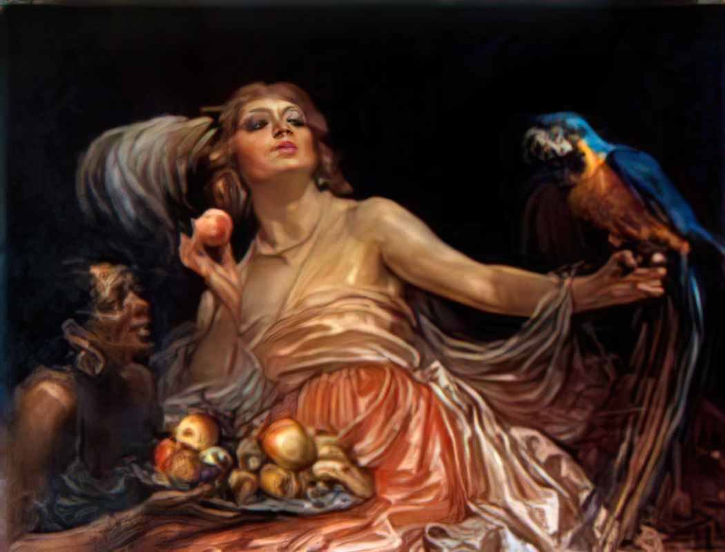 John William Godward a classical beauty in profile Art A4 Photo Print