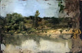 Jose Garnelo paisaje con ri o Art A4 Photo Print