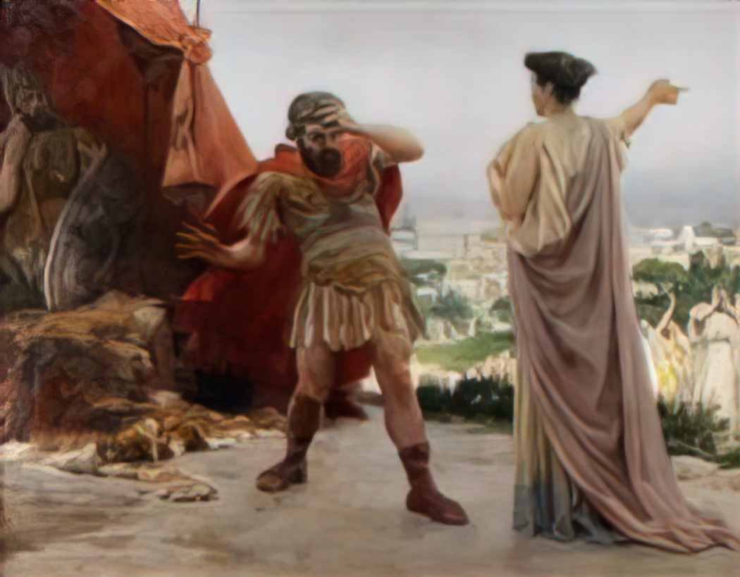 John William Godward contemplation 1903 Art A4 Photo Print