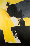 Jose Guerrero black whims with yellow 1966 Art A4 Photo Print