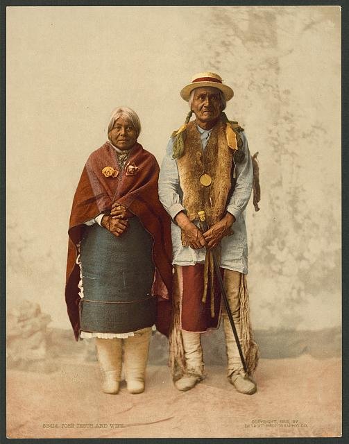 Jose Jesus and wife Vintage A4 Photo Print