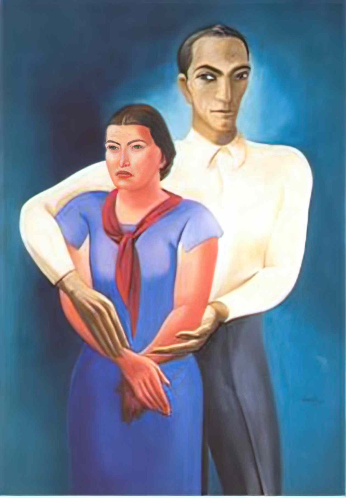Jose de Almada Negreiros double portrait 1936 Art A4 Photo Print