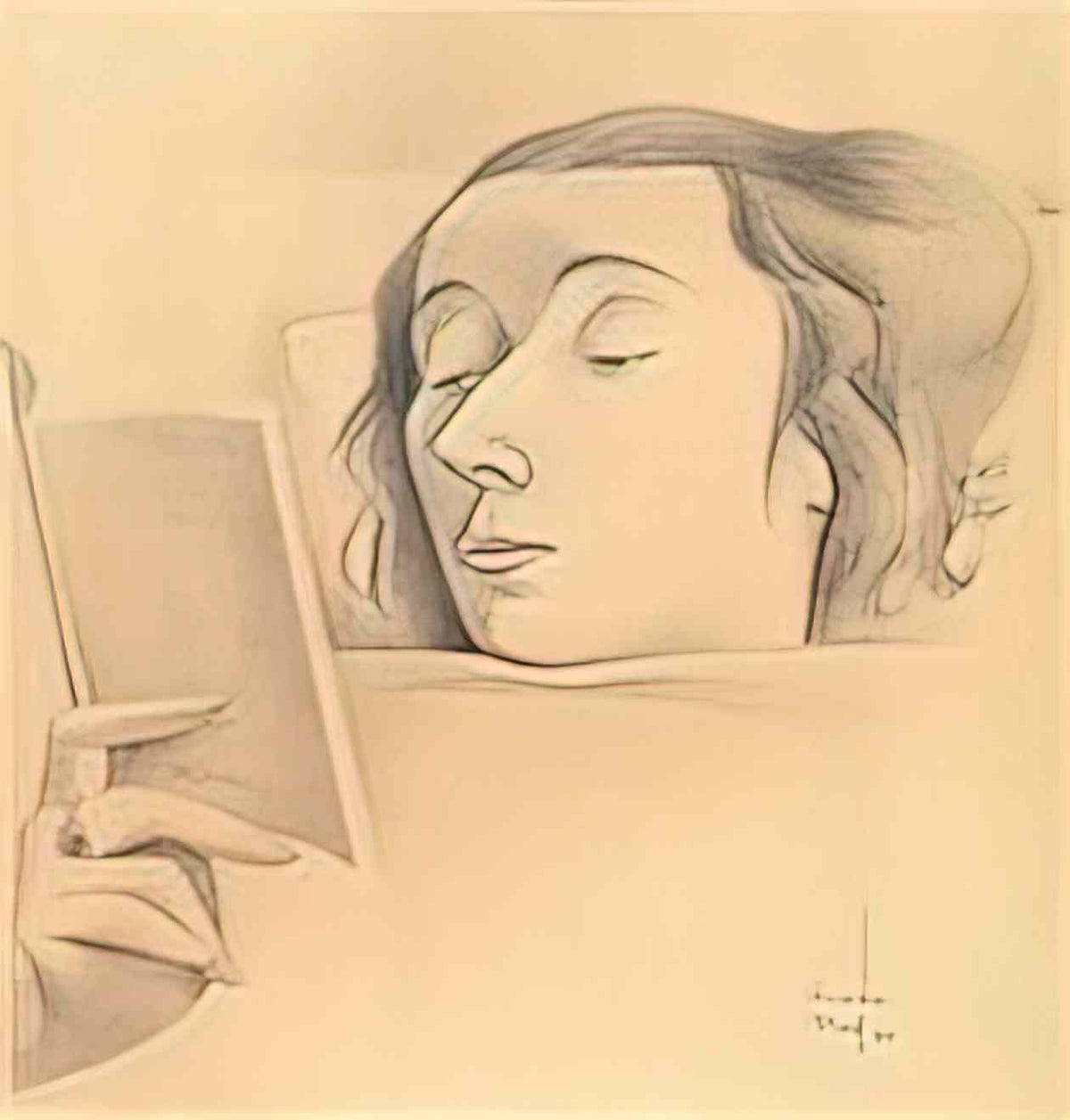 Jose de Almada Negreiros untitled 1930 Art A4 Photo Print