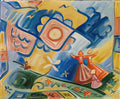 Jose Guerrero crossing 1975 Art A4 Photo Print
