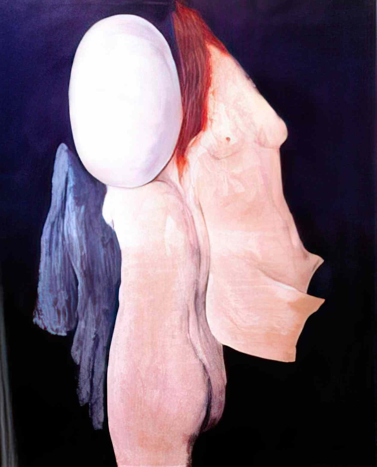 Jose Guerrero red 1987 Art A4 Photo Print