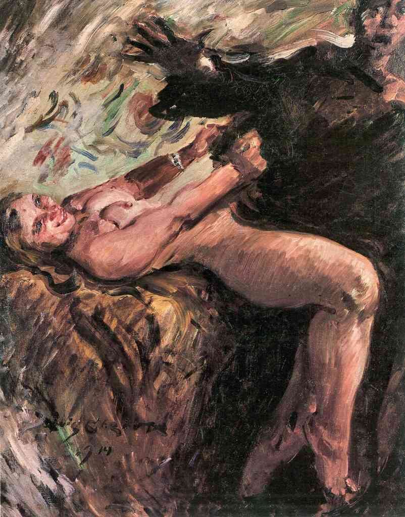 Joseph And Potiphars Wife Lovis Corinth Impressionism European A4 Photo Print