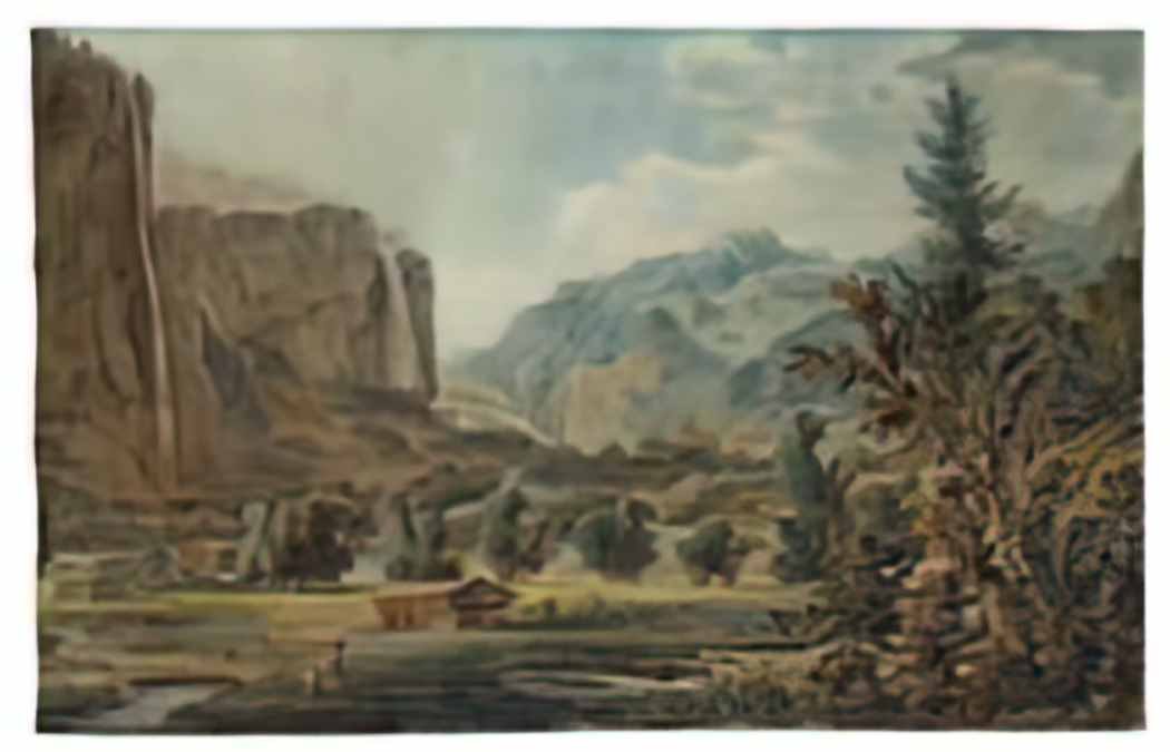 Joseph Anton Koch joseph anton koch lauterbrunnental nach norden 1794 Art A4 Photo Print