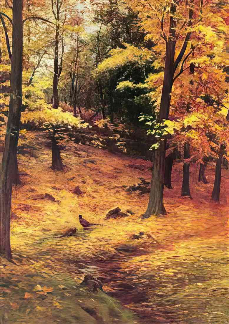 Joseph Farquharson autumn gold A4 Photo Print
