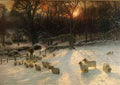 Joseph Farquharson the shortening winter s day is near a close 1903 A4 Photo Print