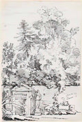 Joseph Anton Koch die cascadellen von tivoli Art A4 Photo Print