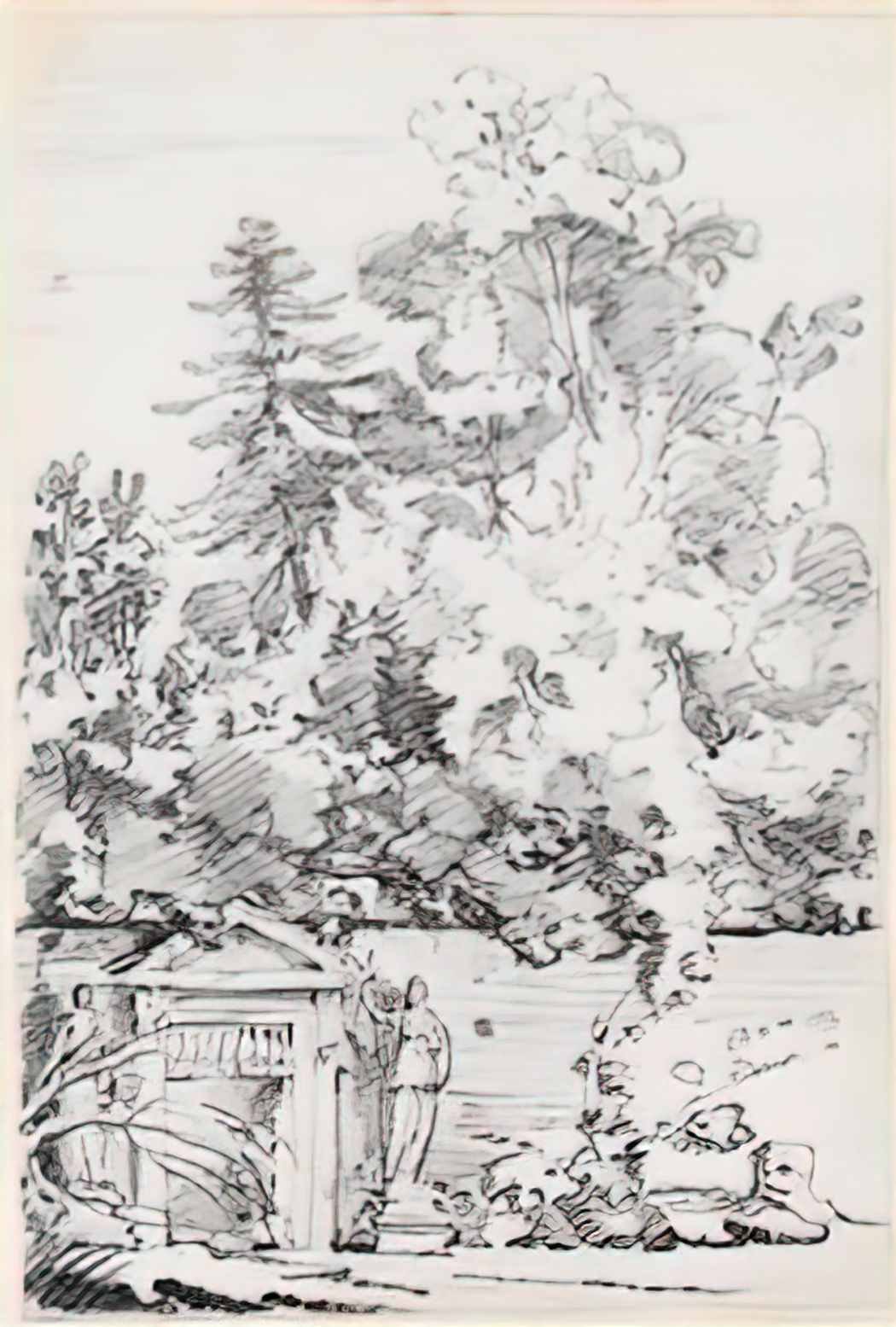 Joseph Anton Koch die cascadellen von tivoli Art A4 Photo Print