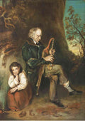 Joseph Patrick Haverty The Blind Piper crop A4 Photo Print