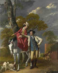 Joseph Wright 'Of Derby' Mr And Mrs Thomas Coltman A4 Photo Print