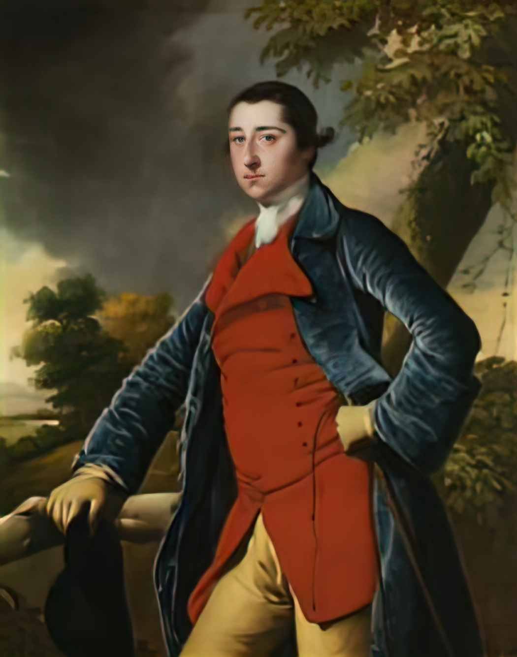 Joseph Wright francis burdett Art A4 Photo Print
