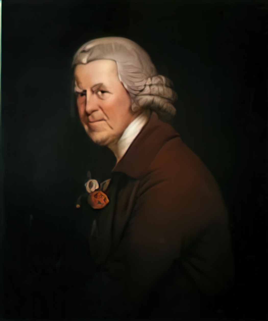 Joseph Wright old john head waiter at the king s head in derby Art A4 Photo Print