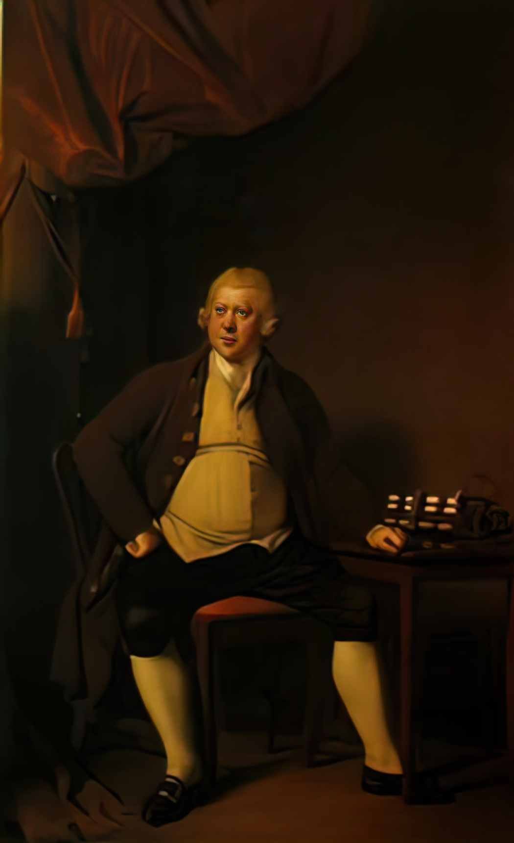 Joseph Wright brooke boothby 2 Art A4 Photo Print