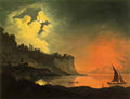 Joseph Wright lake albano 2 Art A4 Photo Print