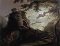 Joseph Wright landscape with dale abbey 2 Art A4 Photo Print