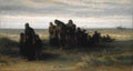 Jozef Israels Fishermen carrying a Drowned Man A4 Photo Print