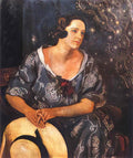 Joseph Wright portrait of mrs catherine swindell 1772 Art A4 Photo Print