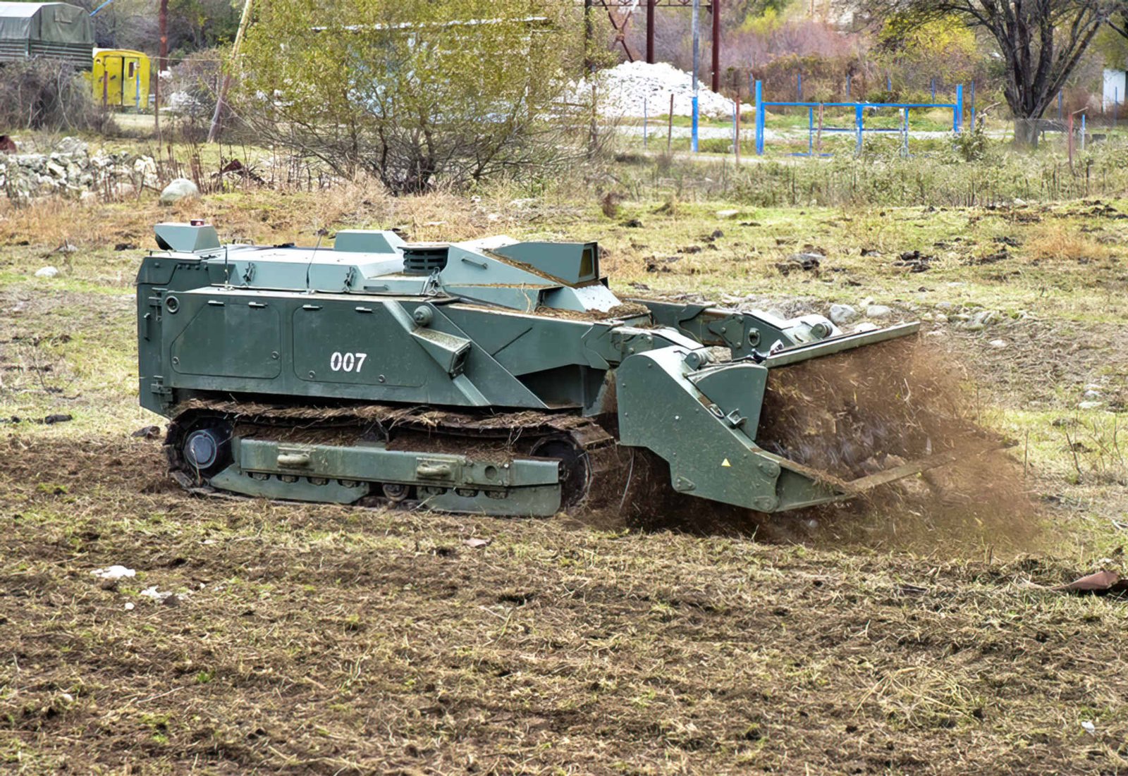 Jsc Uran6 Unmanned Mine Clearance Vehicle Russia A4 Photo Print