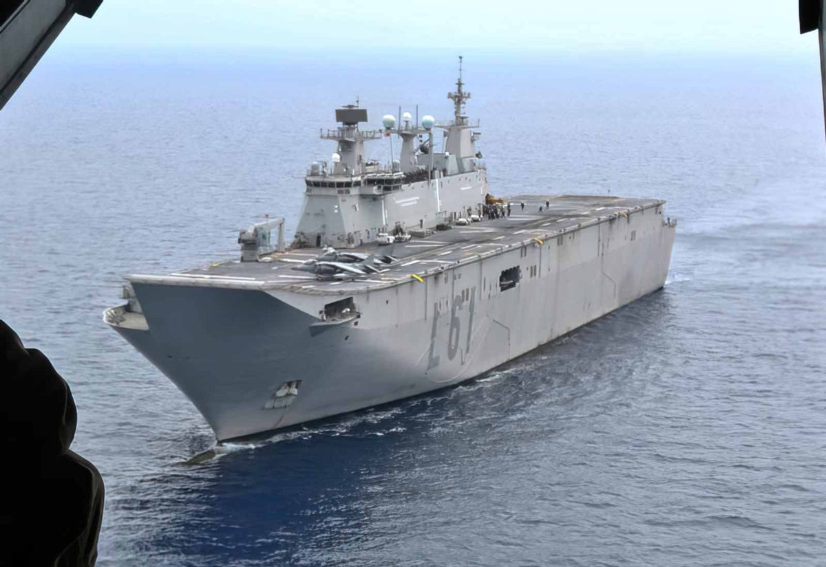 Juan Carlos I L61 Helicopter Carrier Warship Spain A4 Photo Print