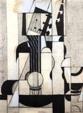 Juan Gris still life with guitar 1913 Art A4 Photo Print