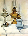 Juan Gris bottle wine glass and fruit bowl Art A4 Photo Print