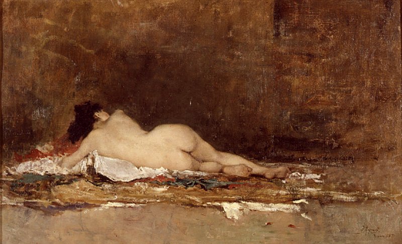 Juan Joaquin Agrasot Desnudo Apunte Art A4 Photo Print
