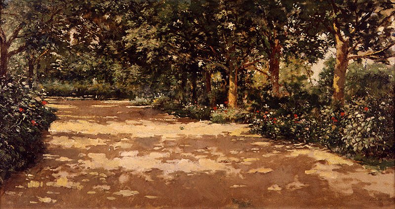 Juan Joaquin Agrasot Un jardin valenciano Art A4 Photo Print UK