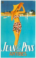 Juan Les Pins Vintage Retro Advert Poster A4 Photo Print 2