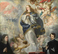 Juan de Valdes Leal The Immaculate Conception with Two Donors A4 Photo Print