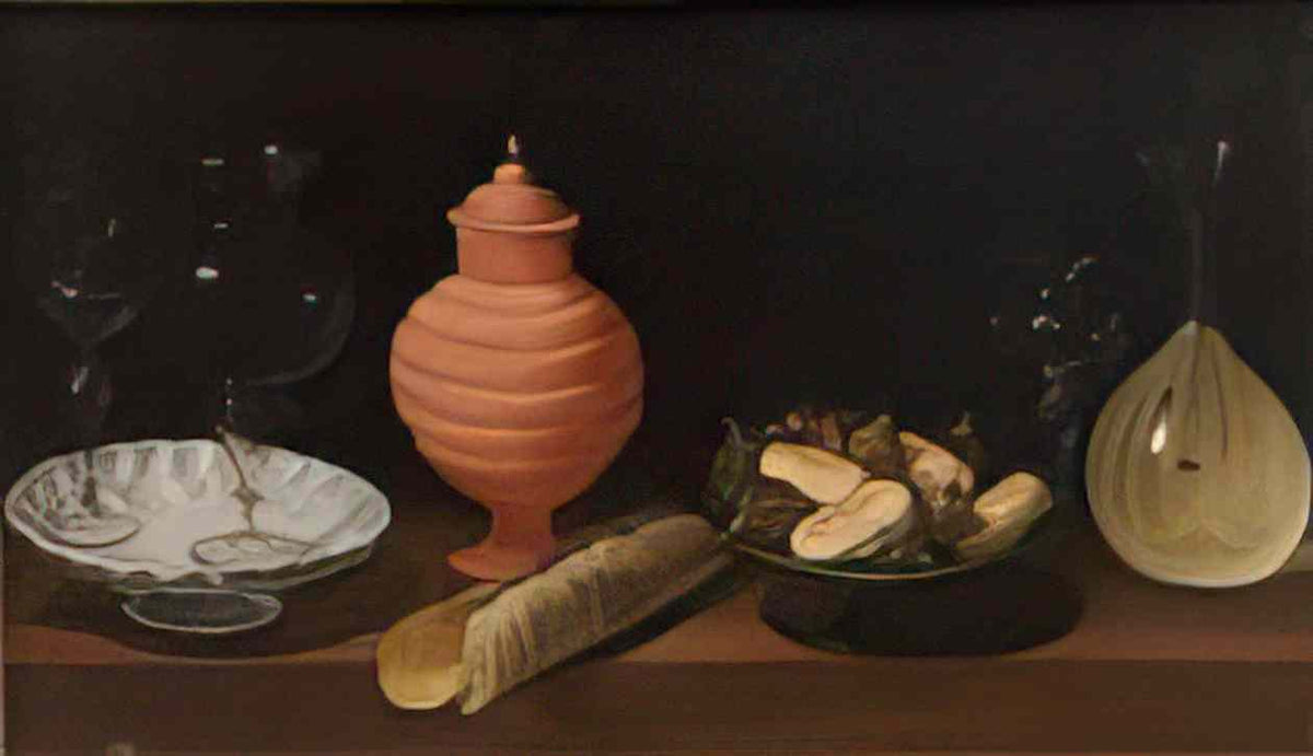 Juan Gris fruit dish glass and newspaper 1916 Art A4 Photo Print