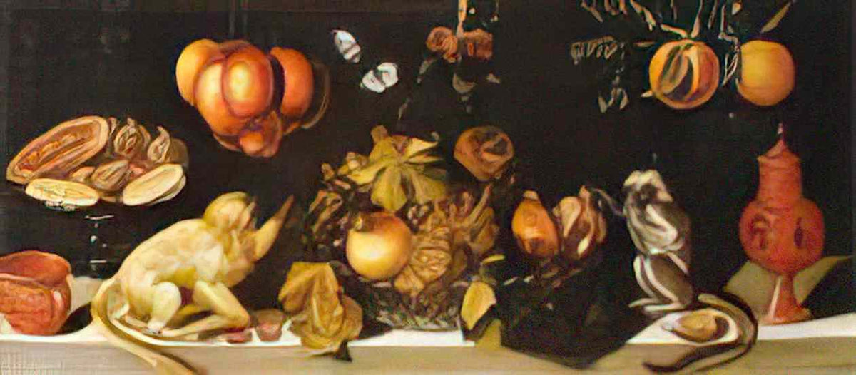 Juan Gris newspaper and fruit dish 1916 Art A4 Photo Print