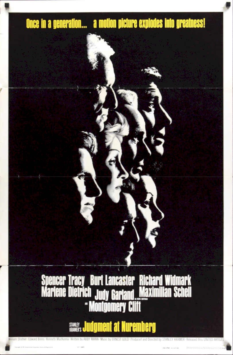 Judgment Nuremberg 2 Vintage Retro Advert Poster A4 Photo Print