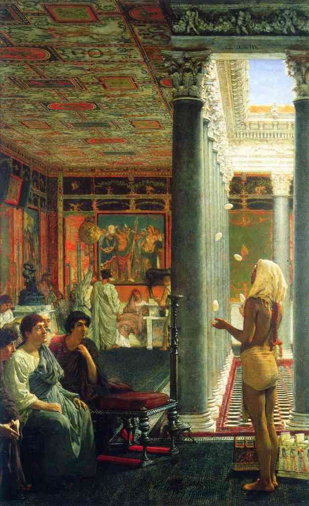 Juggler Alma Tadema A4 Photo Print
