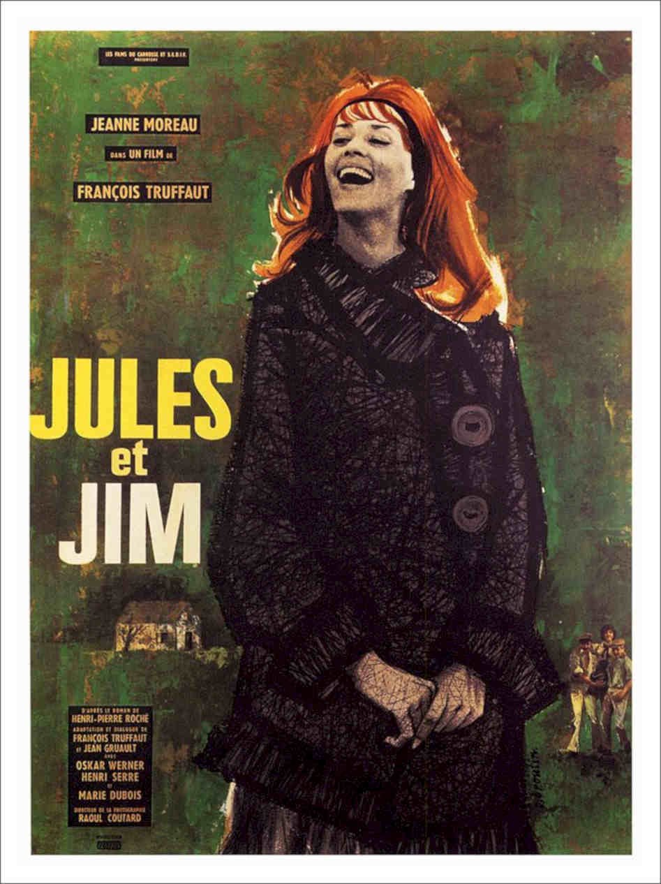 Jules Et Jim French Movie Poster Vintage Retro Advert Poster A4 Photo Print
